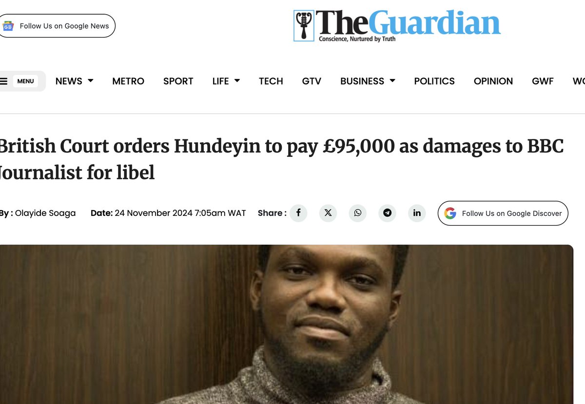 ___OIA's tweet photo. Mr Dele Farotomi just keeps making the wrong turn.

Let me break down the exile story of a libelist called David Hundeyin:

The Untold Story of @DavidHundeyin: THE UNCHASED #ASYLUM SEEKER

David Hundeyin deserves a recognition award as the most unchased person in the world to have applied for refugee status the most times.
David Hundeyin could not even for a second come out boldly to defend himself and his work. He has never once defended all the claims he makes as an investigative journalist.

Seeking asylum is not the issue here, people. But how can one man seek asylum, either directly or indirectly, in at least 3 to 4 different countries, claiming he was wanted by the Nigerian government from 2020 until 2024, a claim he made up himself?

1. Ghana 🇬🇭:
Hundeyin sought asylum in Ghana in 2021. He was issued a United Nations Refugee Convention Travel Document (often referred to as a "refugee passport") by the Ghanaian government.

He used this refugee status to relocate to Kenya, claiming he was almost abducted by the Nigerian government in Ghana. The Ghanaian government later came out to warn him about these false claims.

2. Kenya 🇰🇪:
In Kenya, David used this same refugee status to settle there, using the alleged attempted abduction in Ghana as an excuse. Hundeyin again reported facing targeted threats and an attempted abduction in Kenya. What an asset and national threat David Hundeyin just wants to make of himself. Mind you, he was the only one reporting this alleged attempted abduction.

3. UK 🇬🇧:
As if all these were not enough, he again relocated to the UK with the same refugee status, still claiming attempted abduction by the Nigerian government. His relocation to the UK was assisted by Onyeka Nwelue through the James Currey Foundation. He was again charged for libel and other fraudulent cases in the UK, some involving Cambridge and Oxford University. David Hundeyin went as far as making up a story in the UK about a BBC journalist, and he was charged over £90,000, that is Almost 180 million naira in exchange. Before anyone could say Jack Robinson, Hundeyin was nowhere to be found. He had already left the UK and never made this payment to this day. Obviously, Hundeyin cannot dare enter the UK today.

4. Zimbabwe 🇿🇼:
From there, in the same year, 2023, after running away from the UK, David Hundeyin went straight to Zimbabwe using the same refugee status. He was arrested and detained in Zimbabwe. He pleaded with the Zimbabwean government not to send him to Nigeria and requested to be sent back to Ghana, the very place where he started his gimmick, using the EndSARS narrative as if he was the one who led it.

I personally never heard of David Hundeyin until 2022. No one declared David Hundeyin wanted from 2020 up until 2024, when he was again involved in the whistleblowing case with PIDOM.

The real question today is: who exactly is chasing the unchased asylum seeker, David Hundeyin?
David Hundeyin is a brilliant young chap no doubt. A wannabe that wish to have the mind, heart like others, those before him and co...but he doesn't. Hence, he's trying way too hard in skimming his way to the top, and this act in itself is what will eventually lead to Hundeyin's downfall. 

My advice to this young man, David Hundeyin: Come down from your high-horse, dust yourself up mentally and physically to do the real job of investigative journalism and be ready to stand by the truth only and the consequence that follows.

~OIA