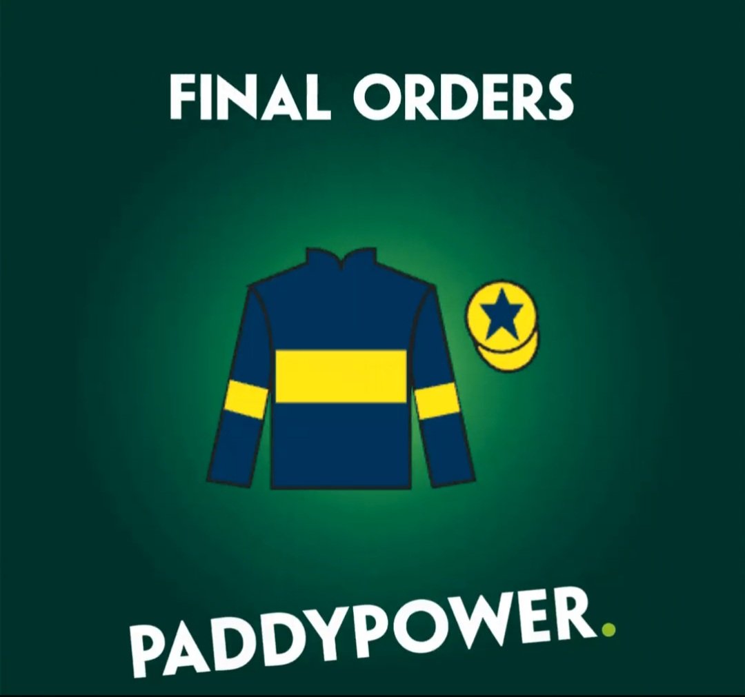 CityFox33's tweet photo. @paddypower Final Orders https://t.co/4zDcqqsjmt
