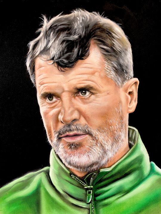 Art of the Day! "Roy Keane". Buy at: ArtPal.com/DavidBell?i=18…