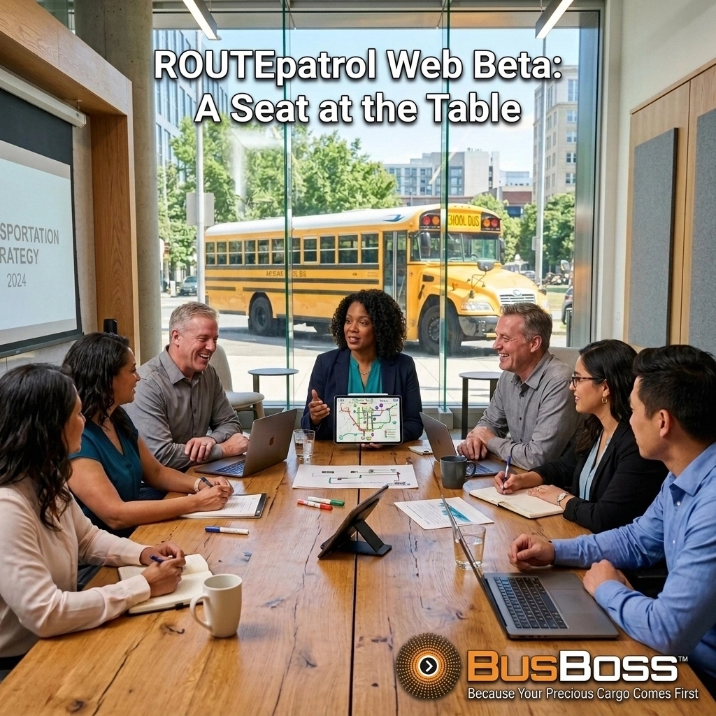 MastrosSon85192's tweet image. Ever feel software is built without you? 🚌 Join our Web Beta! Support districts get Yr 1 FREE.

Demo 4/17: event.webinarjam.com/channel/ROUTEp…
Beta: busboss.com/routepatrol-we…

#BusBoss #SchoolTransportation #ROUTEpatrol #SeatAtTheTable