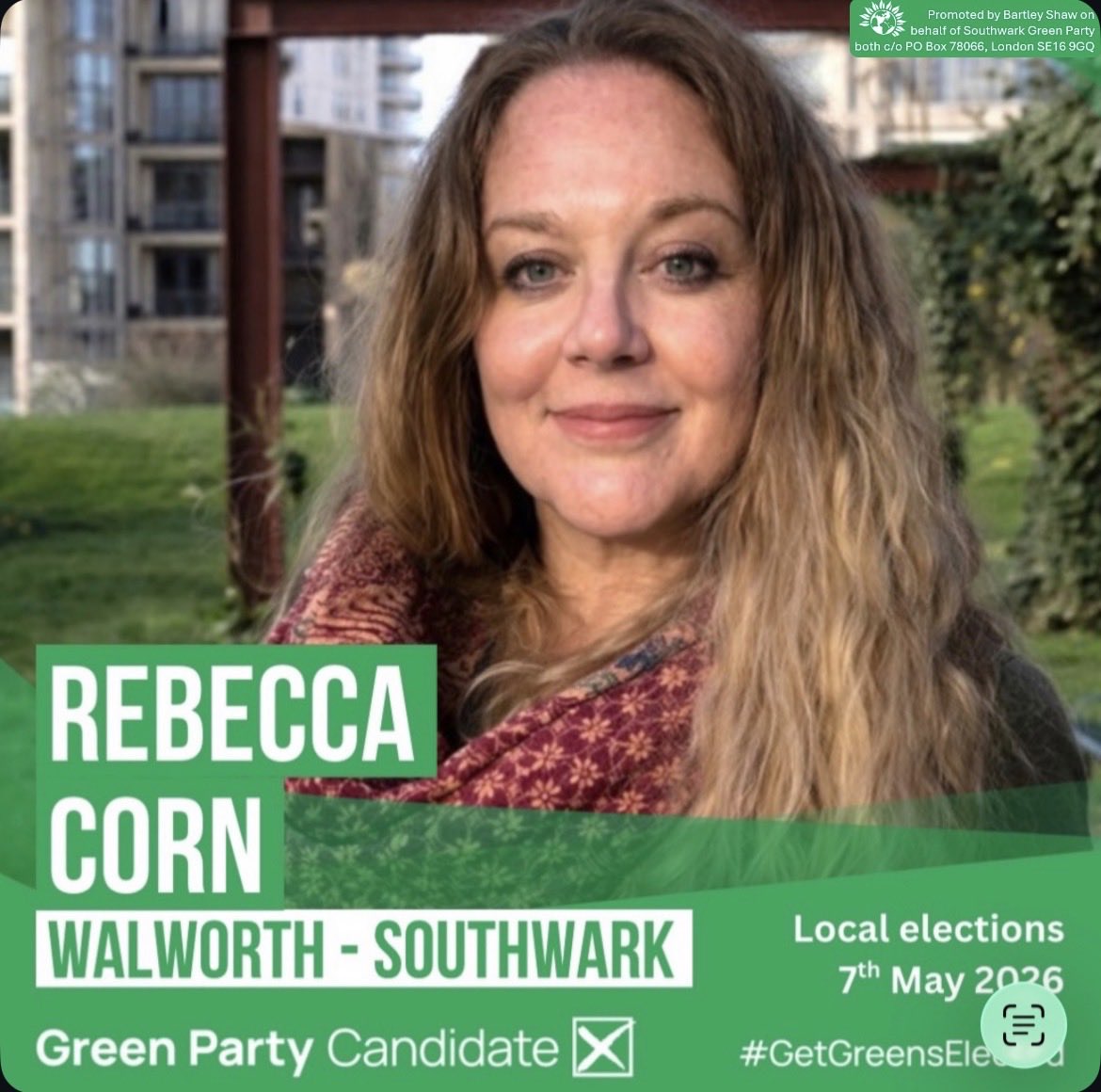 BeClever's tweet photo. I’m officially on the ballot for North Walworth 🌱

Proud to stand against neglect, displacement and racism — and for genuinely affordable homes and a council that listens ✊

Close race here — all help welcome. Let’s go ✅ https://t.co/KfACViy5Sg