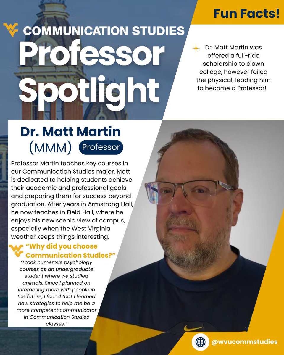 WVU Comm Studies (@wvucommstudies) on Twitter photo 