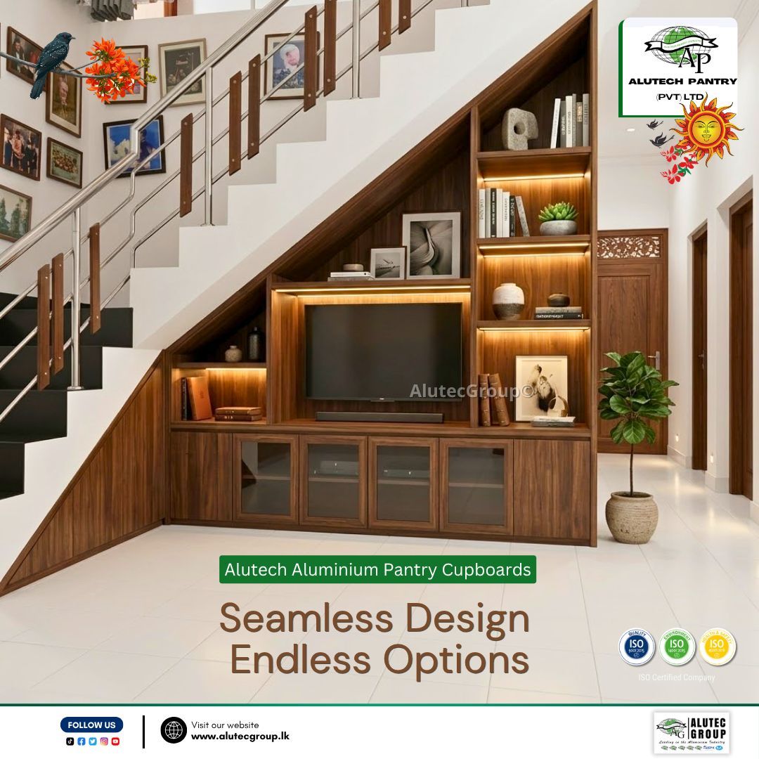 AlutecGroup's tweet image. Finally, a kitchen that fits your personality perfectly. 🍳🎨 Experience seamless design and endless options with our premium aluminium pantry cupboards. 🗄️ Call 076 138 7452 today  to book your free consultation. #Alutec #KitchenInnovation #CustomPantry #HomeRenovationSL