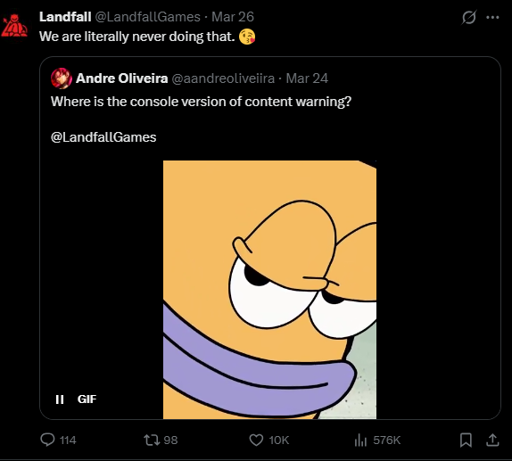 Landfall tweet media