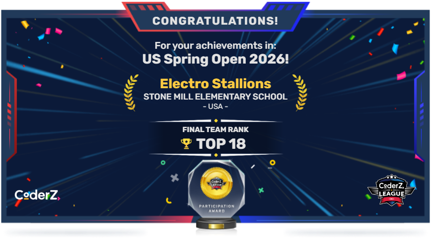 Stallions415's tweet photo. 🎮🔥 ELECTRO STALLIONS SHOW OUT! 🔥🎮

Out of about 40 schools in the CoderZ League, we placed 18th &amp; 32nd! 💪

ONLY school in DeKalb County competing—let’s go!! 🚀🏆

#HorizonStrong #DCSD #Esports #CoderZ
@DekalbSchools @wrightway99 @DCSDHorizon @DCSDSTEM https://t.co/xJJlSNqyhp