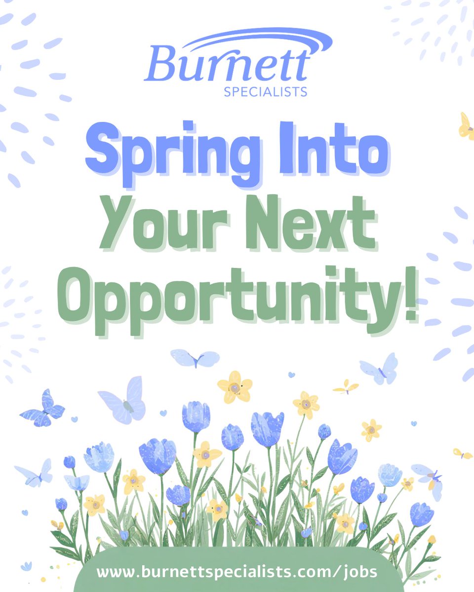 workwithburnett's tweet photo. New season. New goals. New opportunities 🌼

If you’ve been thinking about making a move, now is the perfect time to explore what’s out there.

👉 Start your search: https://t.co/v8yfKv0TCq

#SpringJobs #CareerRefresh #NowHiring #BurnettSpecialists https://t.co/5jneSALKNR