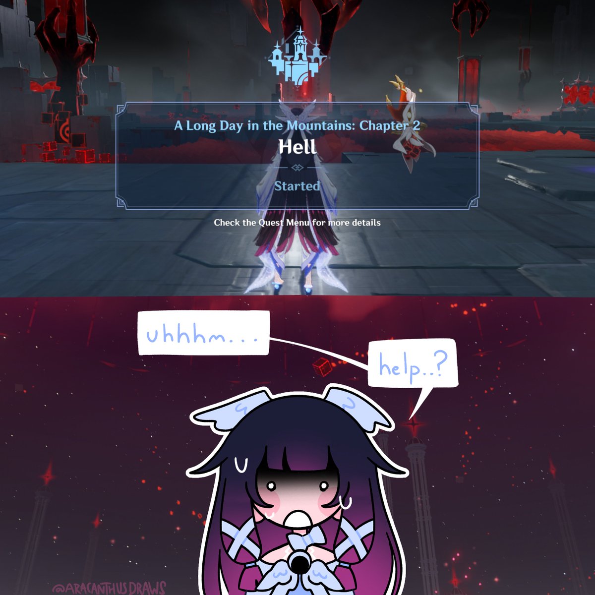 ° . • Aracanthus Draws • ° . tweet media