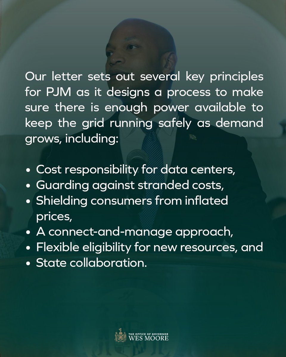 Governor Wes Moore tweet media