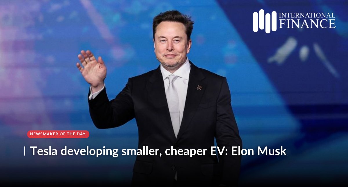 IntlFinanceMag's tweet image. Elon Musk-led Tesla reportedly developing smaller, cheaper EV #NewsmakeroftheDay #Internationalfinance

The automaker has contacted suppliers to discuss the plan for the compact SUV, which will differ from the current Model 3 or Model Y  #FutureOfMobility #GreenTech #Innovation
