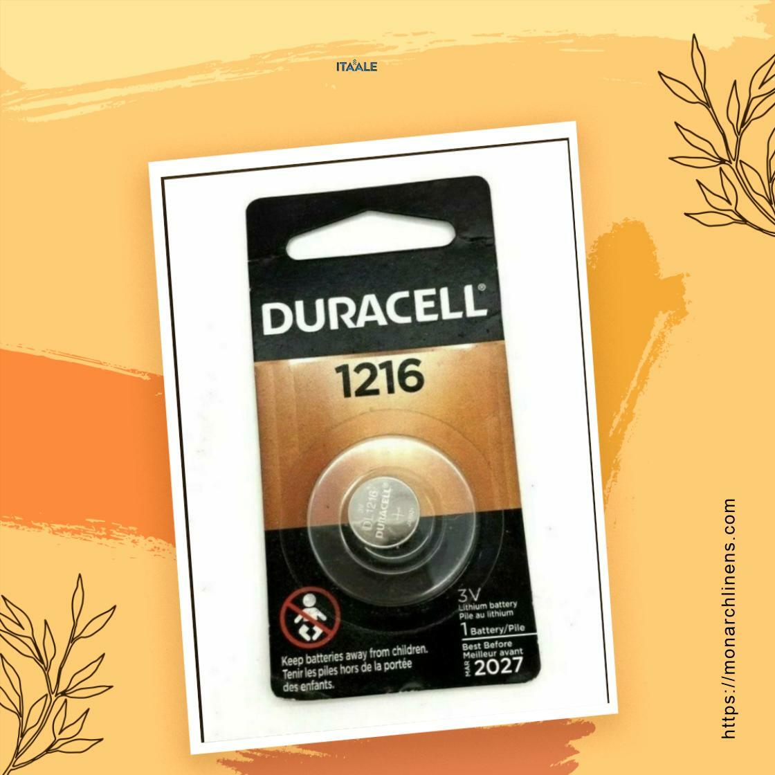 rollingoutdirt's tweet image. #LuxuryBedding #PremiumQuality Duracell 1216 - 3V Lithium Battery Best Before Year 2027 - 1 Battery
$10.10
Get here itaale.com/products/durac…