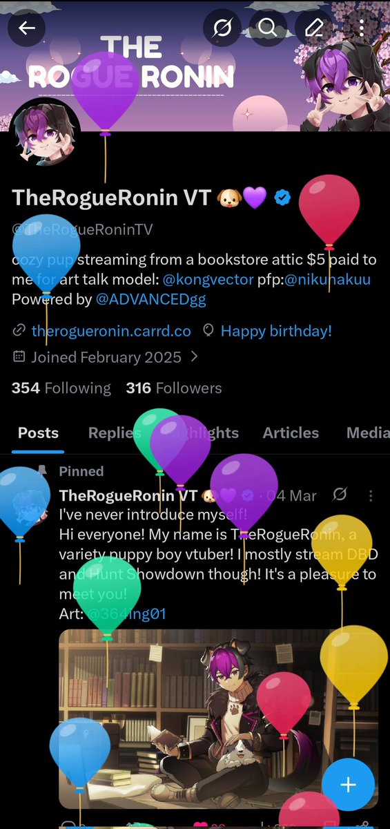 TheRogueRonin VT 🐶💜 tweet media