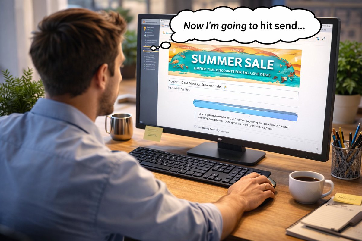 Running another email campaign?

Of course you are.

You prepare the message, landing page, offer, audience, versions, approvals. Multiple teams get involved. Then you hit send to thousands of people and wait for results.

But here is the blind spot:
Even if you write “do not