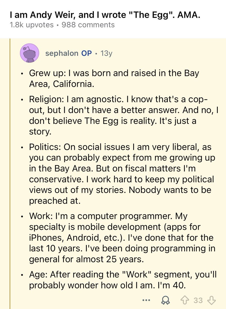 AlexKulak2's tweet photo. @DannyVegito He described himself as socially liberal, fiscally conservative in a 2013 AMA https://t.co/pP1nf0D9Mq