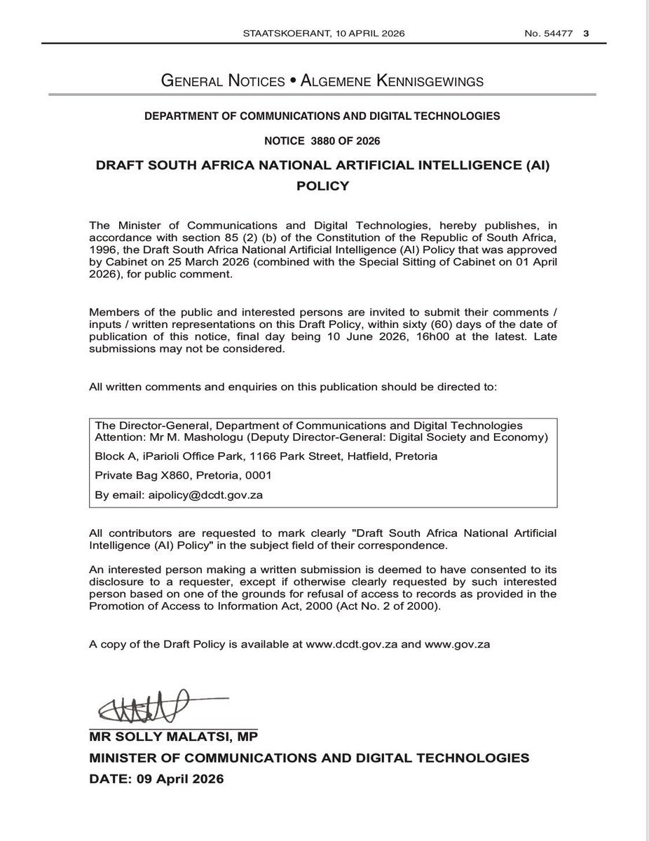 Mondli Gungubele, MP tweet media