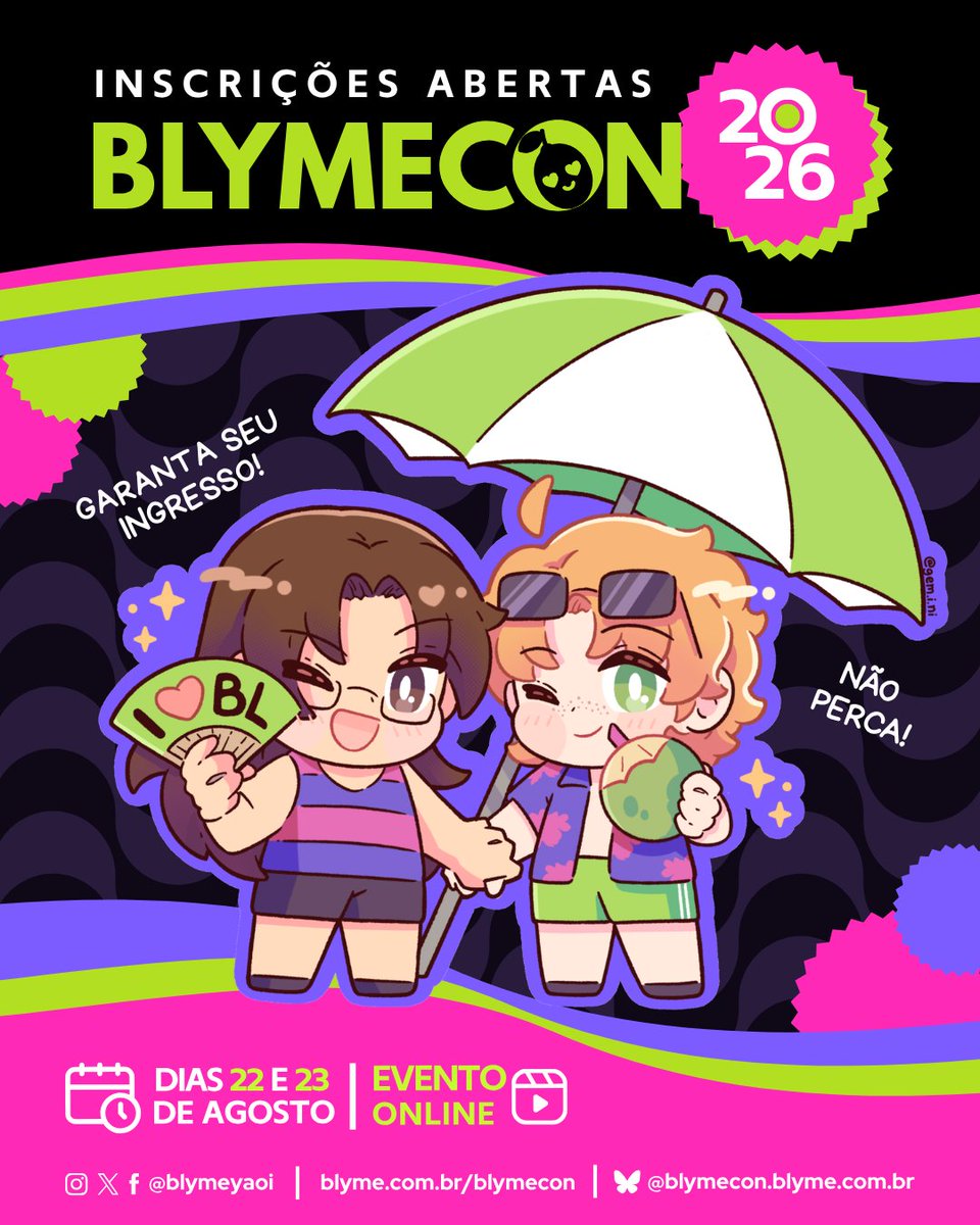 Blymecon 💚 22/08 e 23/08 tweet media