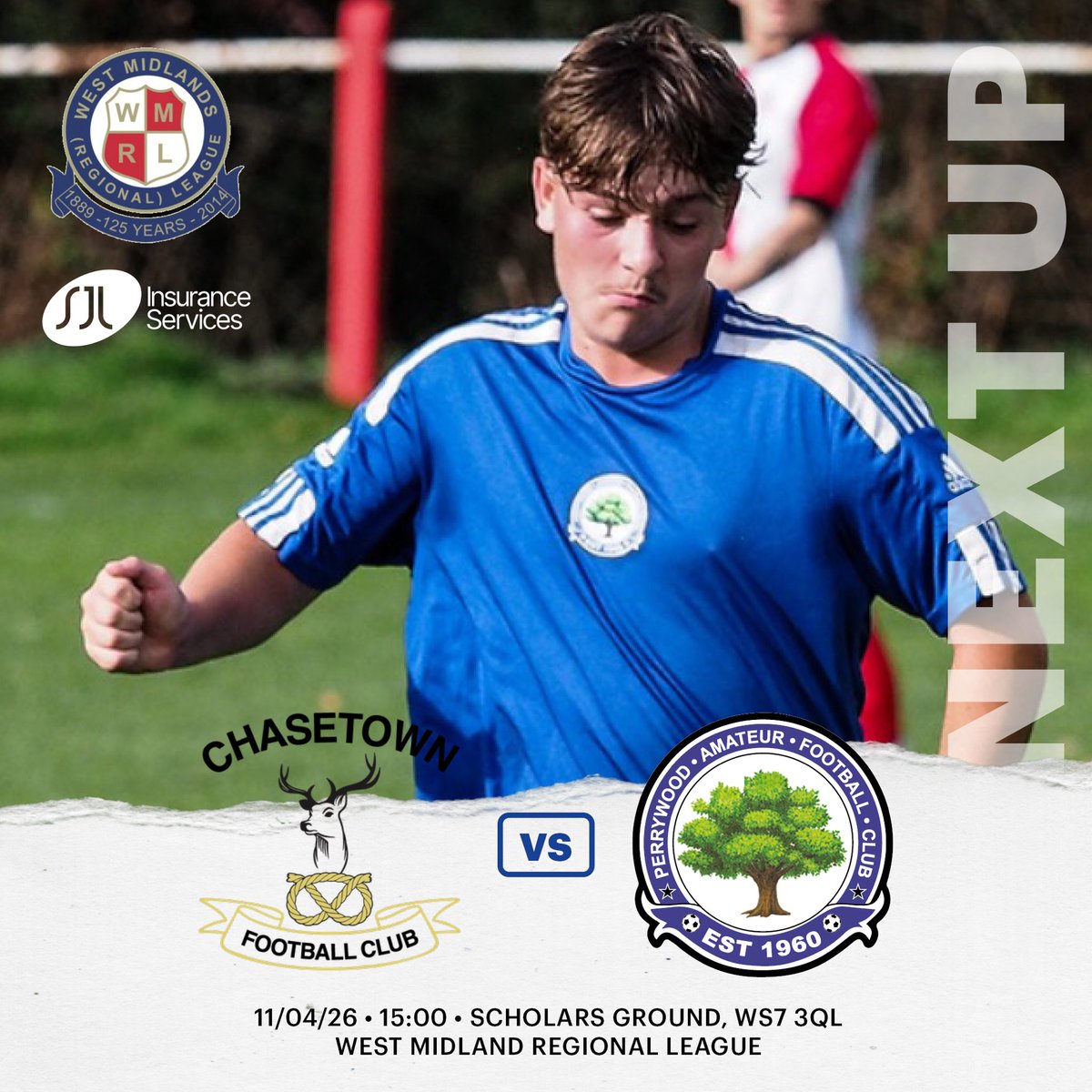 NeelAFC's tweet photo. 🆚 @ChasetownFC1954 
🗓️ 11/04/26
⏰ 15:00
📍 Scholars Ground
🎟️ £5 adults / £3 concessions

#UTW https://t.co/4trjwCNaNF