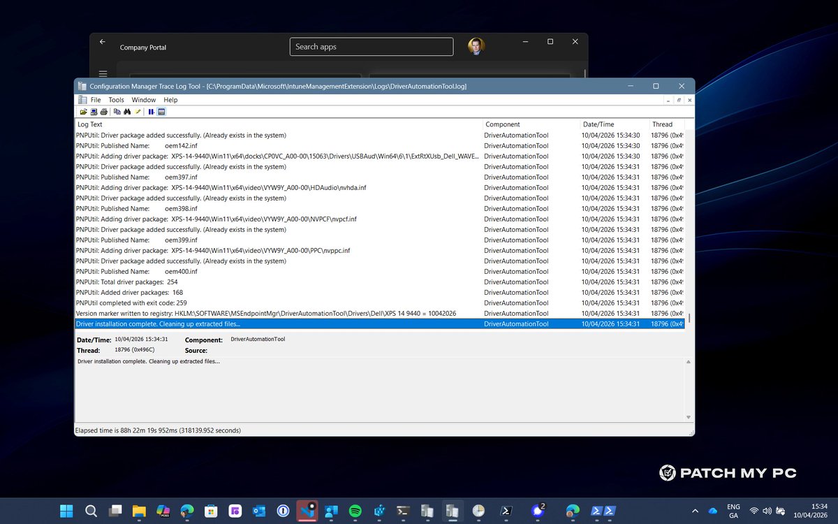 modaly_it's tweet image. I'll be reaching out to some test users now, #DriverAutomationTool10 is just about cooked and ready for release. Just need feedback from some others first. #MSIntune #ConfigMgr