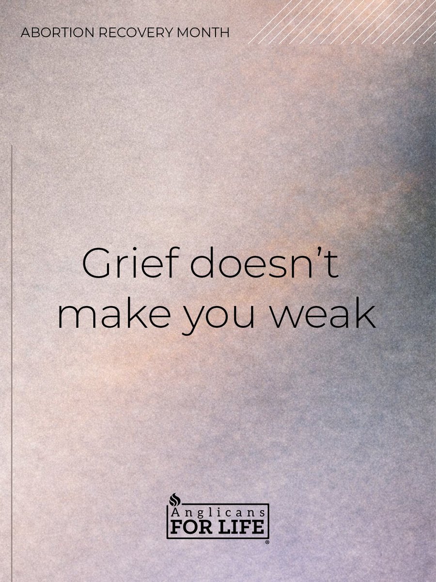 Anglicans4Life's tweet image. Healing is waiting. 🤍

#YouAreNotAlone #abortionrecovery
#abortionrecoverymonth