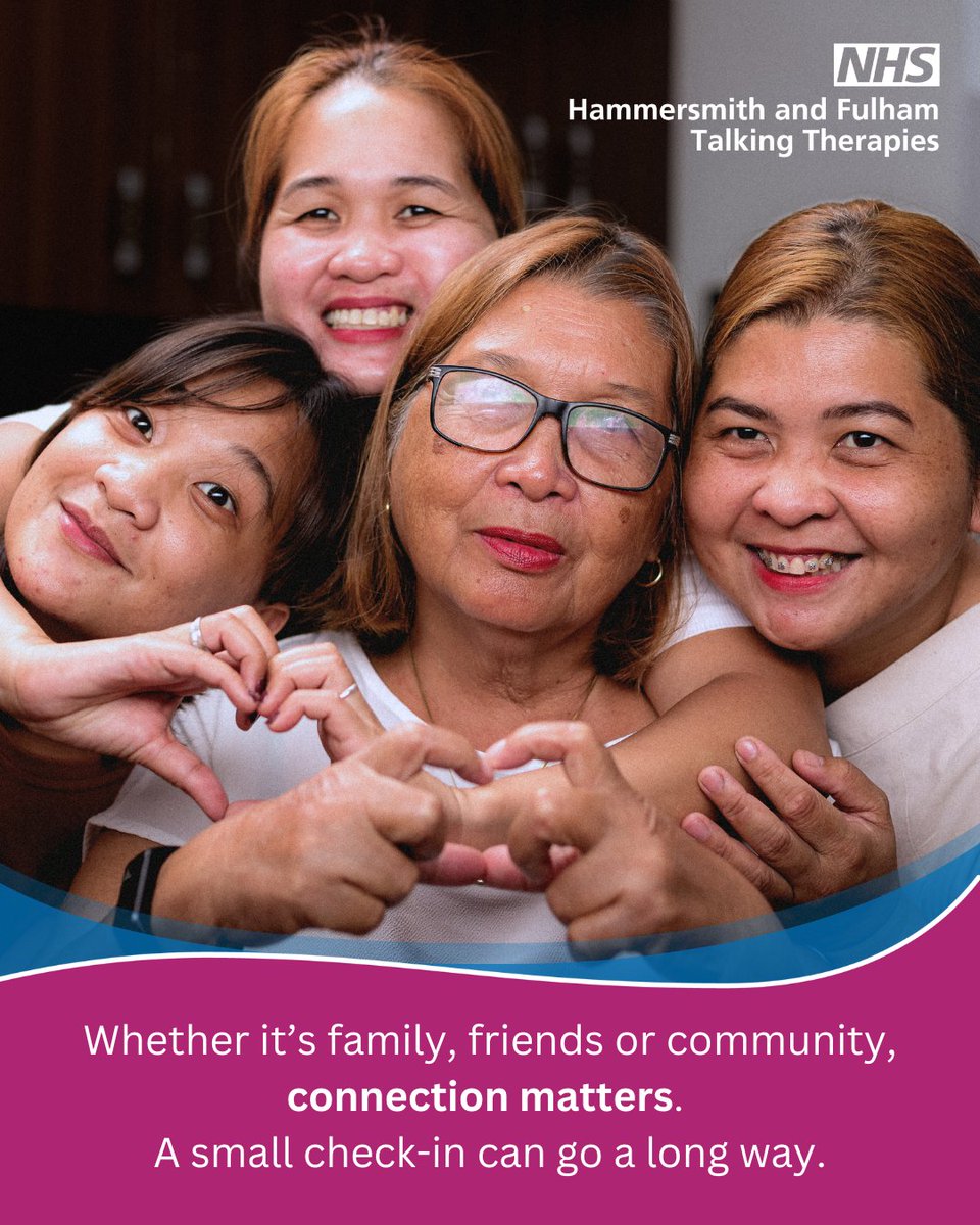 HandfTT's tweet photo. 15 May is International Day of Families! 💜

You might notice someone in your family is quieter than usual, seems overwhelmed, or is struggling to cope. 

If you or someone you know is struggling H&amp;F NHS Talking Therapies offers free, confidential support. https://t.co/CIimvpNXGM