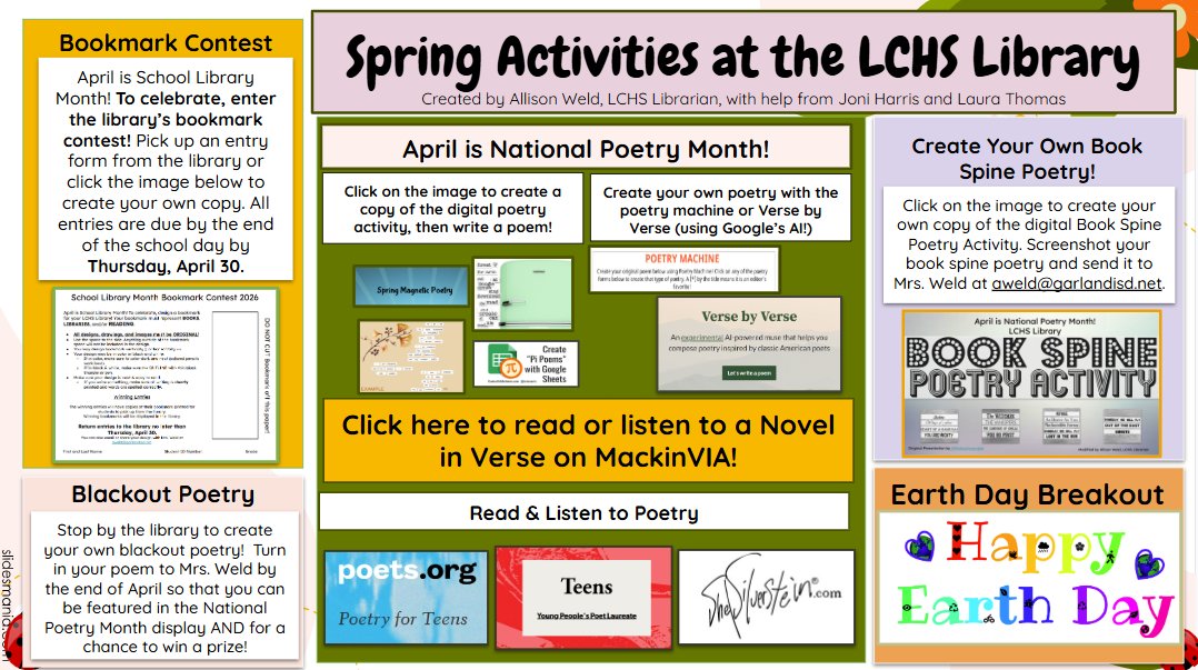 LCHS Library tweet media