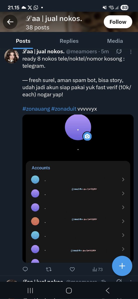joanthekid's tweet photo. @meamoers @Telkomsel @byu_id tolong sebagai provider hati hati dalam kebocoran data nomor pengguna, soalnya yg kayak gini bisa diperjual belikan. Pengguna sudah hati hati tapi gampang banget kebocoran data yg menyebabkan kerugian https://t.co/p4o4mvgodp