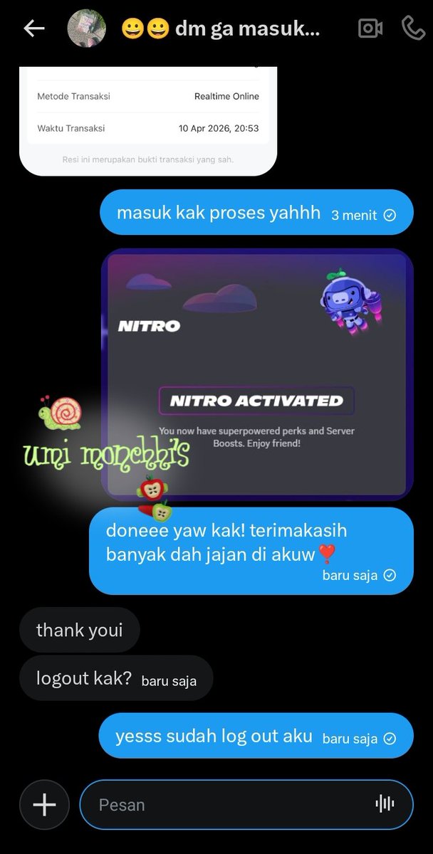 umi monchhi's🐒🍎mt after dm! tweet media