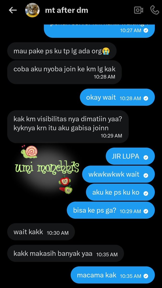 umi monchhi's🐒🍎mt after dm! tweet media