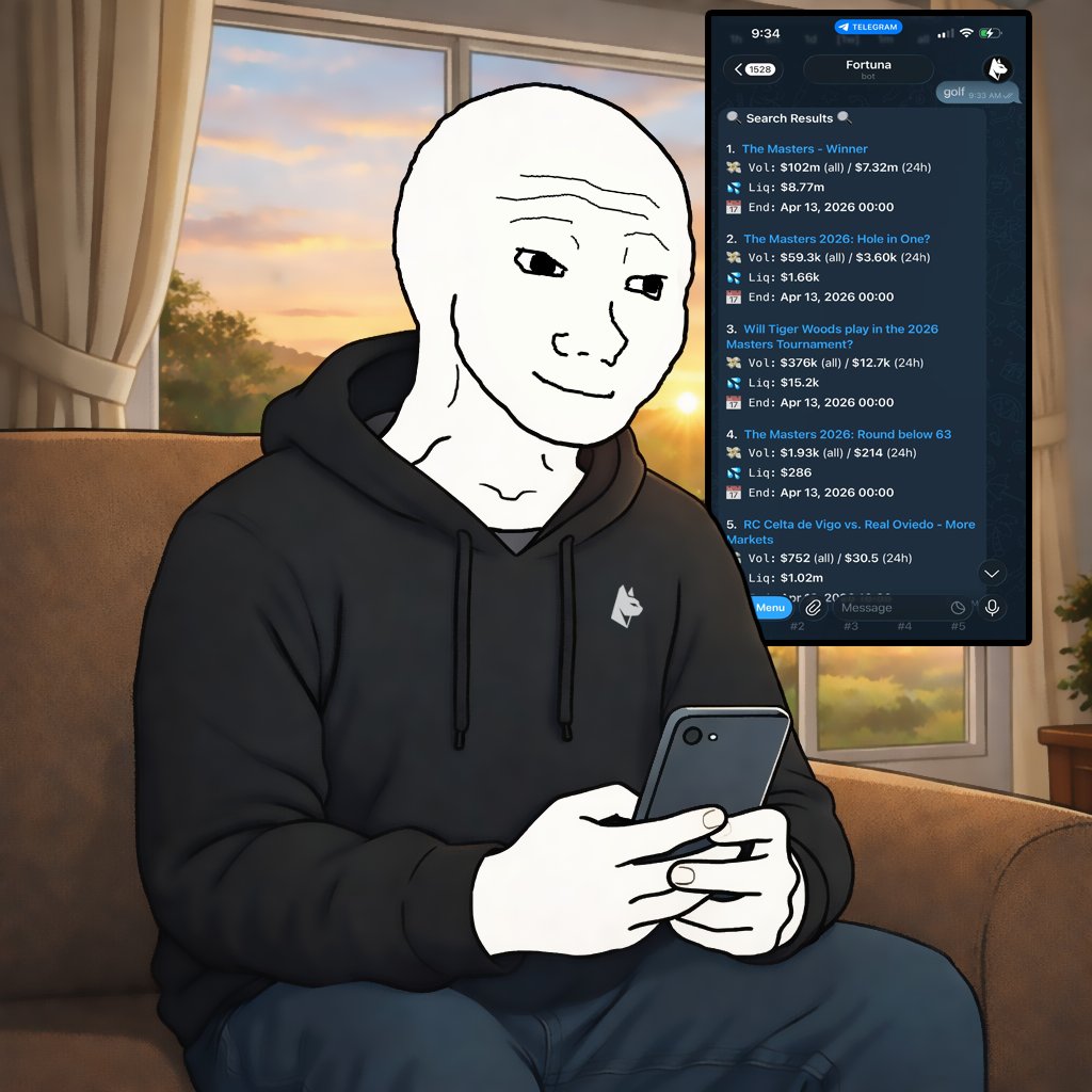 Fortuna on Polymarket tweet media