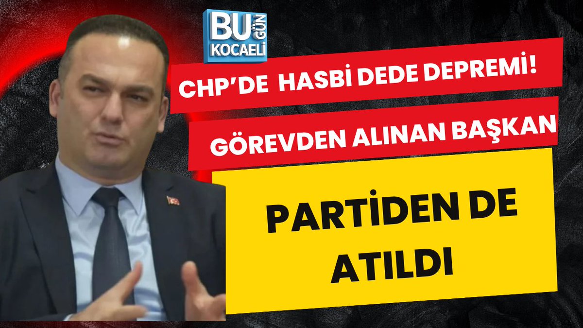 bugunkocaeligzt's tweet image. CHP’DE HASBİ DEDE DEPREMİ! GÖREVDEN ALINAN BAŞKAN PARTİDEN DE ATILDI bugunkocaeli.com.tr/chpde-hasbi-de… #CHP #HasbiDede #Görele