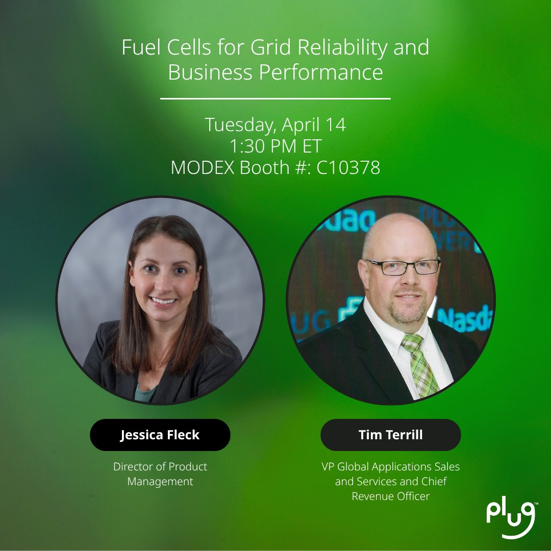 PlugPowerInc's tweet image. We’re headed to MODEX 2026! Join us for a live discussion on how hydrogen fuel cell technology is helping customers improve uptime, performance, and operational resilience. Look forward to connecting in Atlanta!