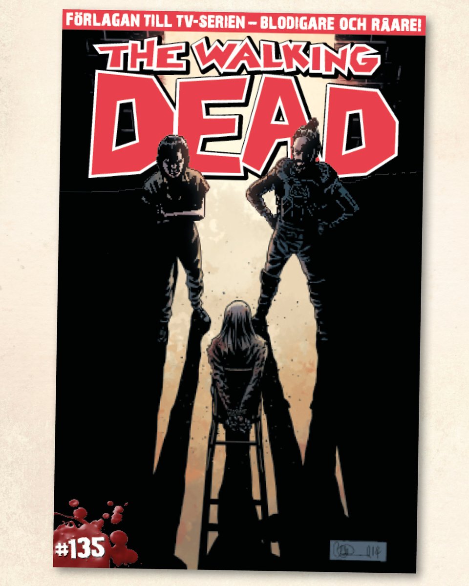 Nu finns #TheWalkingDead  #135 på <a href="/readly/">Readly</a>.
#Resumé: Med nöd &amp; näppe överlever Jesus Viskarnas attack &amp; räddar Darius. Han tar även en av angriparna till fånga. På Hilltop blir Carl &amp; Sophia attackerade av två hämndlystna pojkar. Carl hämnas genom att brutalt slå dem med en spade.