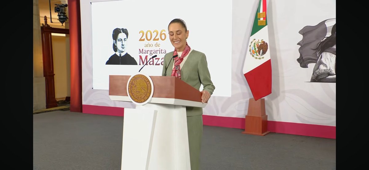 patirojas4T's tweet photo. @Claudiashein Buenos dias☕️y que sigan las #Alegrias Mi Hermosa🌹 #PresidentaDeLujo Dra.CSP❤️Es Viernes💃y el pueblo lo sabe🎊10 de Abril 2026 hoy la💝376��Mañanera que son parte de esté despertar de las conciencias el más empoderado el más feliz y el más Democratico🇲🇽del Mundo
#MéxicodeModa https://t.co/LALFiYZx98