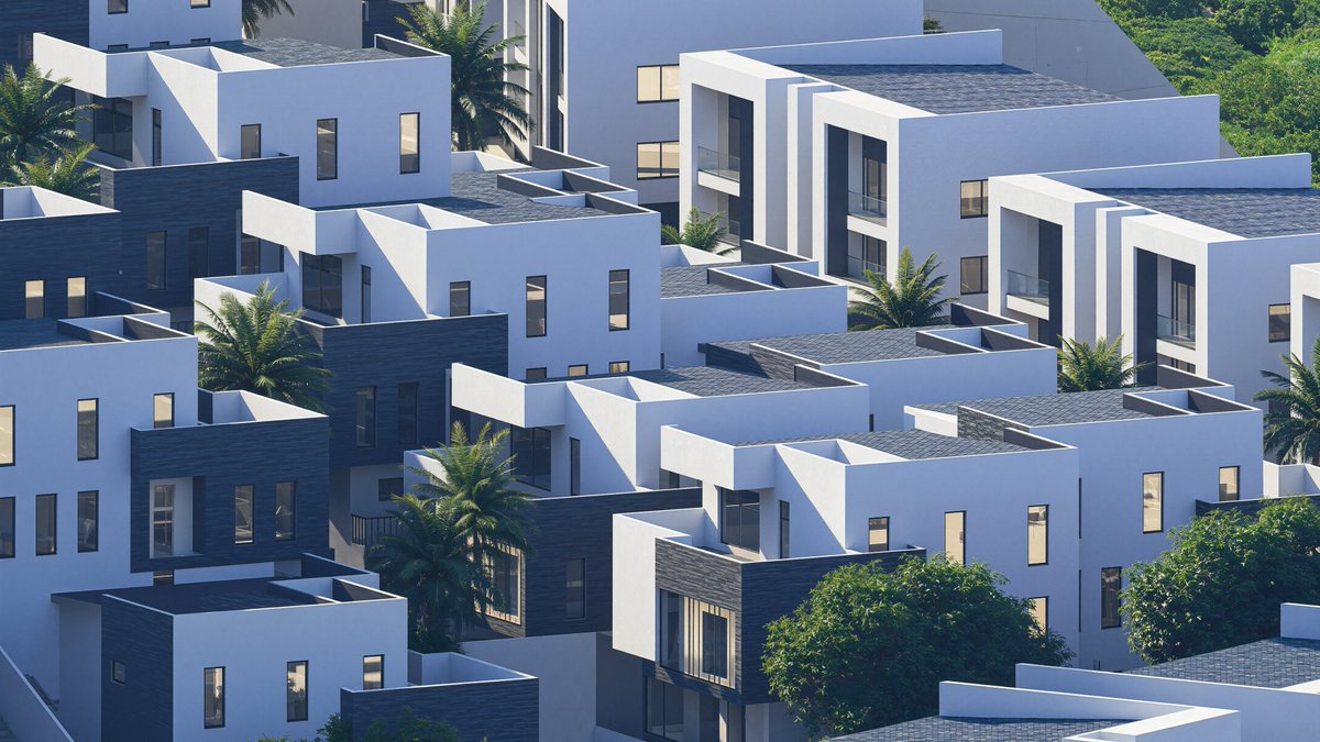 adanuuuuu's tweet image. Estate Layout Render

📍: Maitama 2, Abuja

Revit + D5 Render