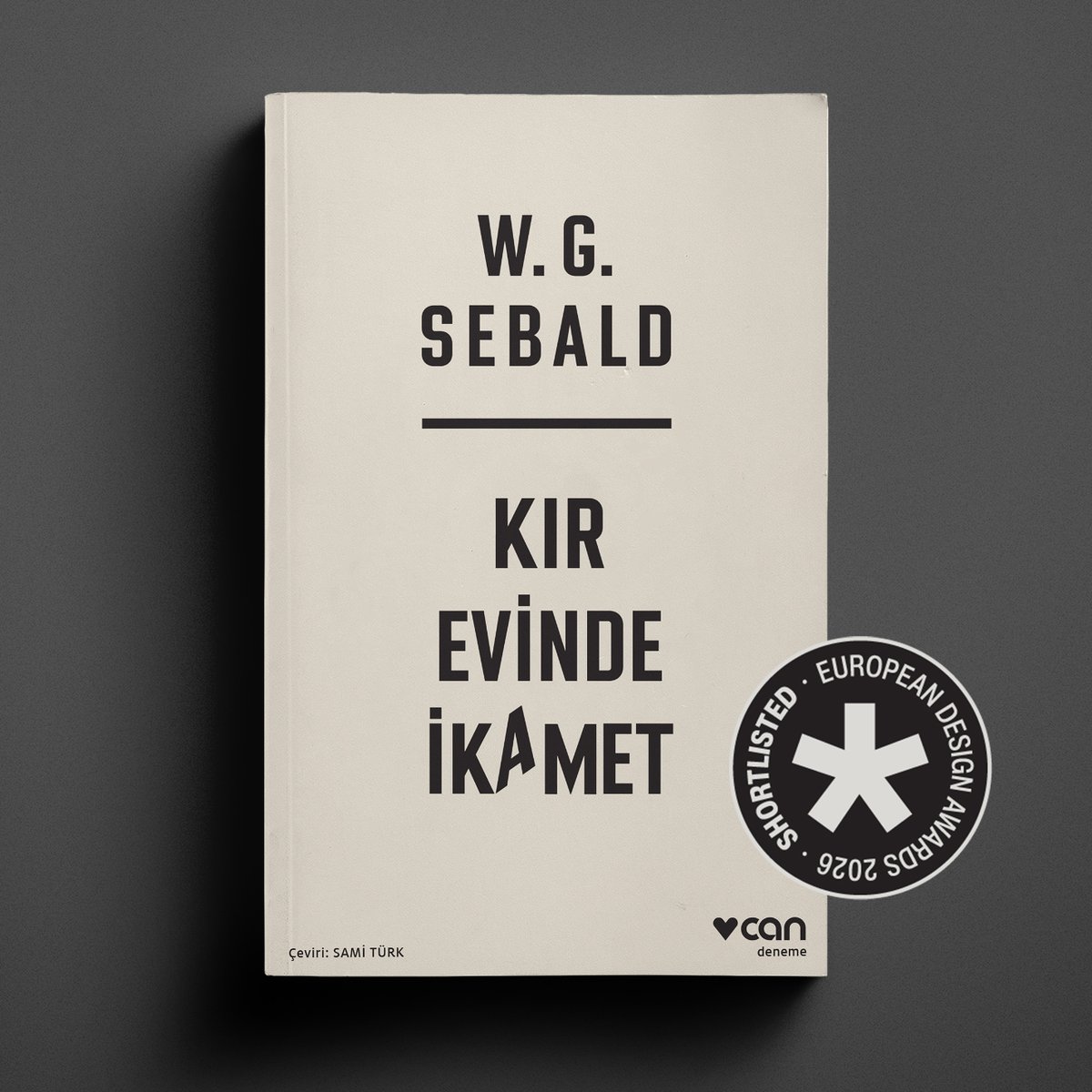 utkulomlu's tweet image. Honored to share that my cover designs for the W.G. Sebald series have been shortlisted for the European Design Awards.

W.G. Sebald serisi için tasarladığım kapakların European Design Awards kısa listesine kaldığını paylaşmaktan mutluluk duyuyorum.

#coverdesign
@canyayinlari