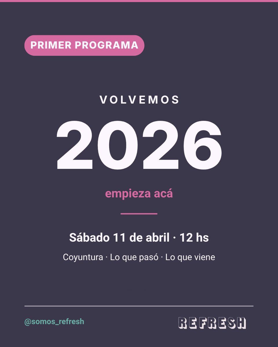 REFRESH 🔄 tweet media