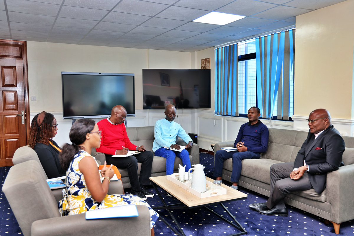 PS_Betsy_Njagi's tweet photo. As part of ongoing stakeholder engagement, I held discussions with Mr. Joseph Ogutu, Chairman of the Safaricom Foundation @SafaricomFDN on leveraging strategic partnerships to support the growth of the blue economy and fisheries sector.

Our engagement explored and deliberated on how to harness the Foundation's four pillars on education, health, economic empowerme t and environment  to spur the blue economy and fisheries potential in the Country.

I also extended an invitation for the Foundation to collaborate and actively participate in the upcoming 11th edition of the Our Ocean Conference @OurOceanOOC this June, as we continue to build momentum towards meaningful, long-term partnerships.