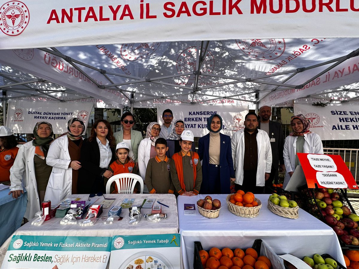 Elmalı’da “Sağlıklı Çocuk Sağlıklı Gelecek” Etkinliği: Öğrenciler Sağlık Elçisi Oldu.