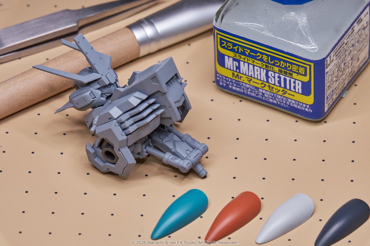 Nanachi__nna's tweet image. 🐍 1/144 ASW-G-04 Gundam Gamigin
/ W.I.P Head &amp;amp; Body
/ 機機動戦士ガンダム 鉄血のオルフェンズ ウルズハント 登場機体 ガンダム·ガミジン

機体デザイン：形部一平
原型：@verfa_studio
制作：me
撮影（下手）：me

#g_tekketsu 
#dantalion 
#gundam