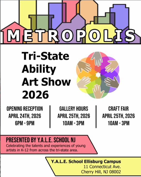 yaleschoolnj's tweet photo. 🕥The 6th annual Tri-State Ability Art Show: Metropolis is officially TWO WEEKS AWAY! We will be showcasing masterpieces from young artists from New Jersey, Pennsylvania, and Delaware. https://t.co/37ifThn7mZ