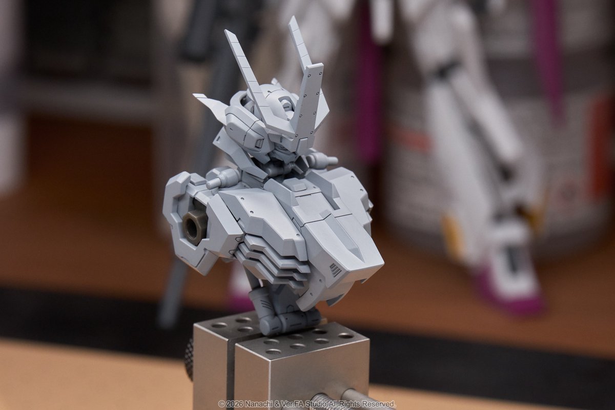 Nanachi__nna's tweet image. 🐍 1/144 ASW-G-04 Gundam Gamigin
/ W.I.P Head &amp;amp; Body
/ 機機動戦士ガンダム 鉄血のオルフェンズ ウルズハント 登場機体 ガンダム·ガミジン

機体デザイン：形部一平
原型：@verfa_studio
制作：me
撮影（下手）：me

#g_tekketsu 
#dantalion 
#gundam