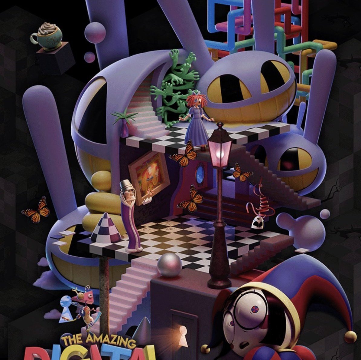 misfitjax's tweet image. WAIT, in episode 8 Kinger said that they can conjure like Caine if they concentrate or REALLY want something

So for Jax in episode 9 that means...