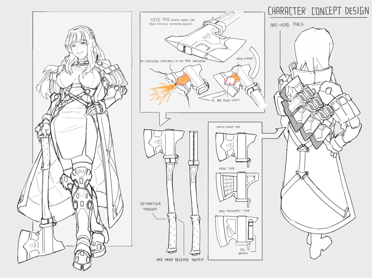 Character/weapon concept design 💥 
