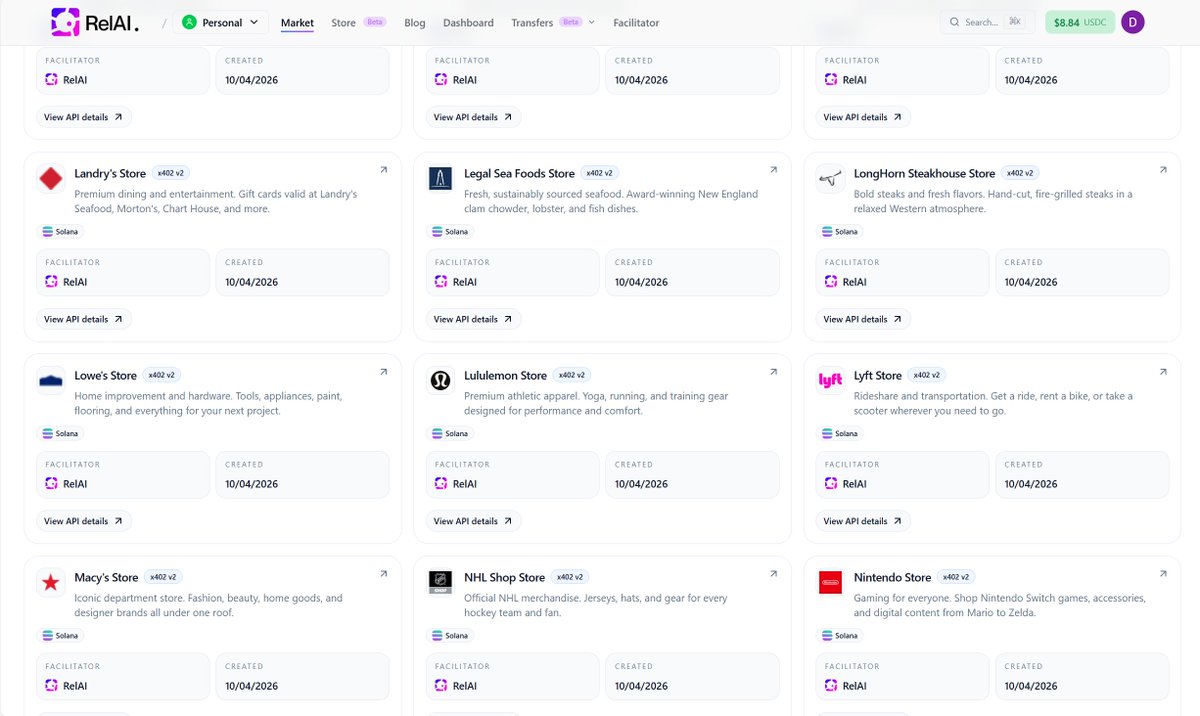 We asked our intern to add all brands we had. He knows we lied and have more.

Yet, there are now 106 brands and 417 denominations available.

Whether you prefer <a href="/Nintendo/">任天堂株式会社</a> or <a href="/PlayStation/">PlayStation</a> it's OK. We have both.

Powered by x402, only on <a href="/solana/">Solana</a>