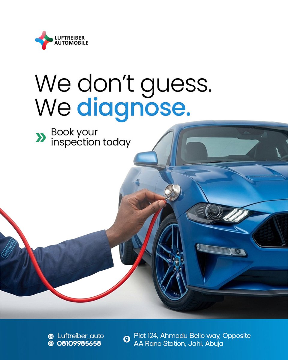 luftreiber_Auto's tweet image. Your car is talking… are you listening? 🔍
Modern vehicles don’t just break down, they give signs. Proper diagnostics helps you catch issues early, save money, and stay safe on the road.

Book your diagnostic check with us today.

#CarDiagnostics #AutoCare #CarMaintenance