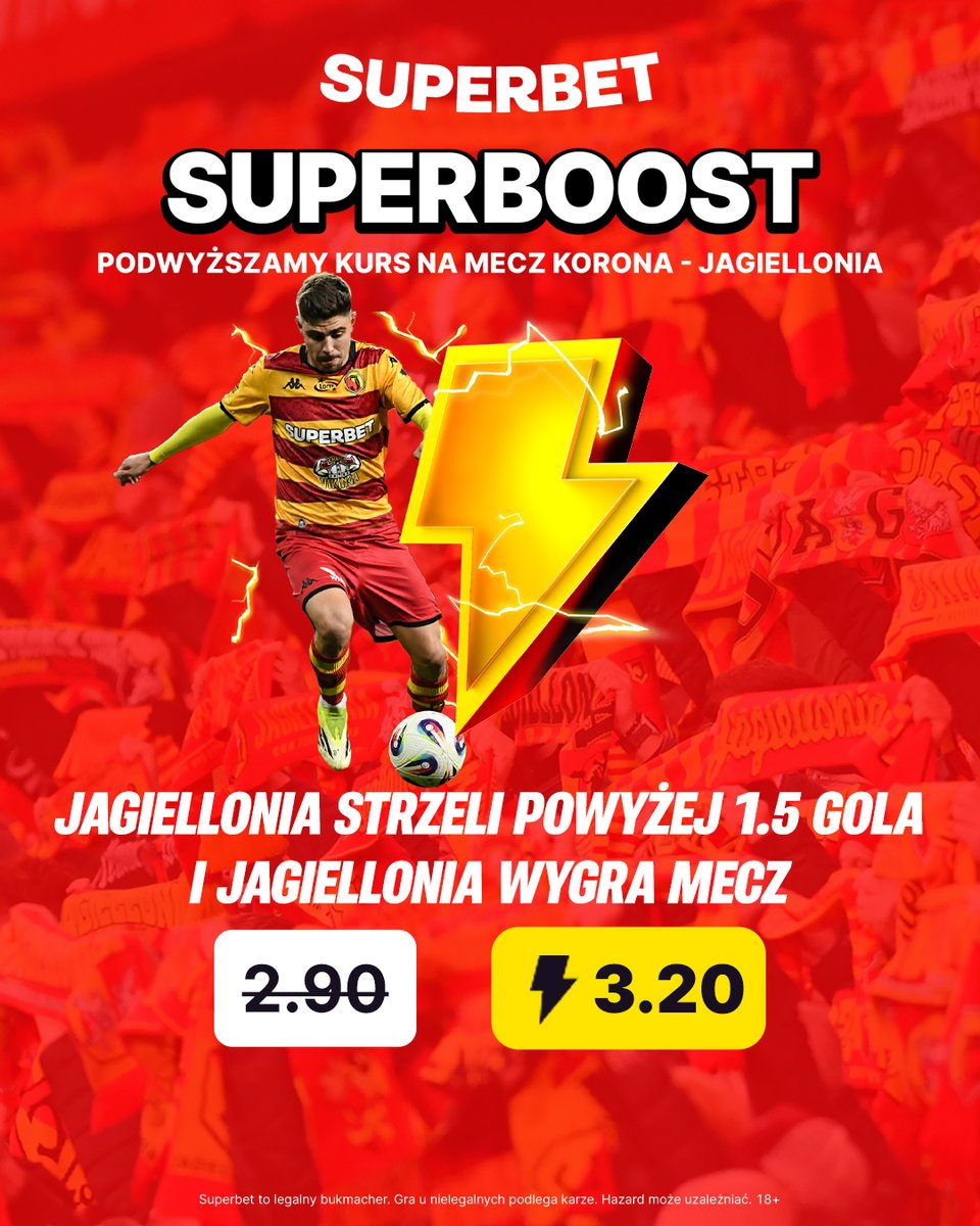 Interfejs aplikacji Superbet na smartfonie