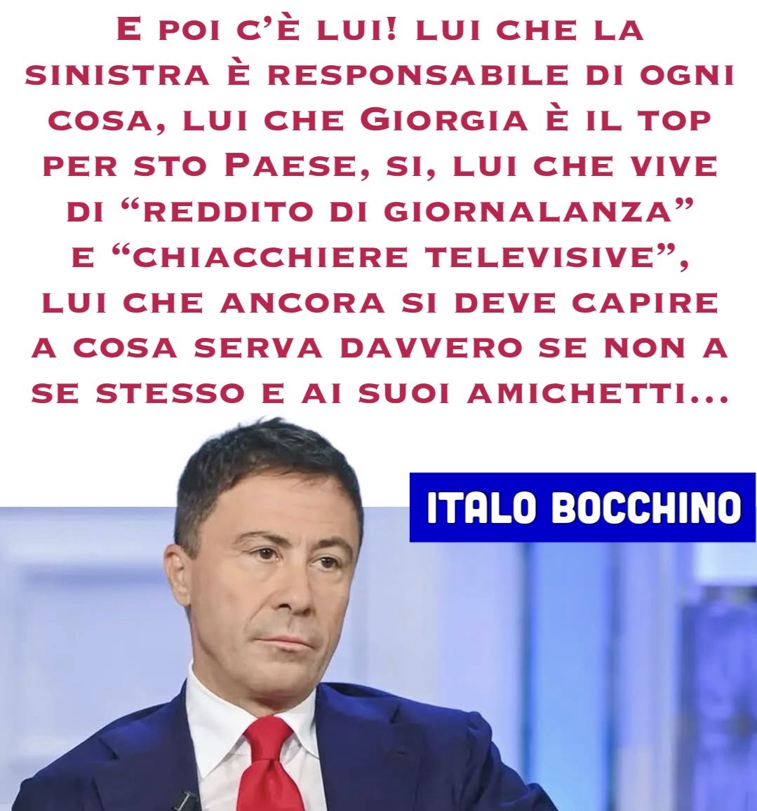 robertodimassim's tweet photo. @SecolodItalia1 Sono 5 anni coglione che la gente nn c'è la fa' più e tu parli di aumenti di stipendi e pensioni.
Ti farei vivere con 1400€ al mese. 
#Cesso
#Giornalanza https://t.co/SFjQoNNYSg