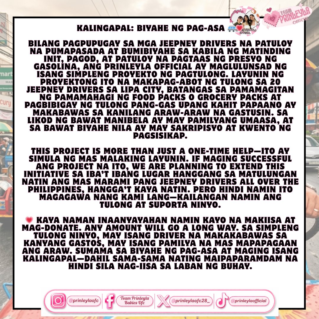 TEAM PRINLEYLA OFFICIAL tweet media