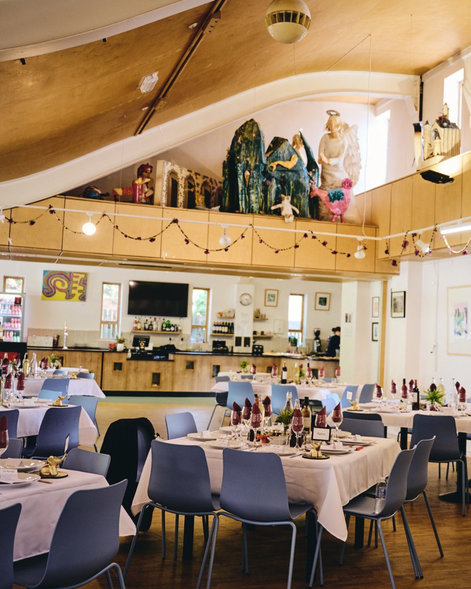 Henshaws's tweet photo. Planning an event? 🧡

Our Arts &amp; Crafts Centre in Knaresborough is a unique, accessible venue for weddings, parties &amp; team days.

✨ “Henshaws delivered an unforgettable experience.” - Nick &amp; Louise

Find out more: https://t.co/oBmYpOlM9L

#VenueHire #YorkshireEvents https://t.co/XsoPgFDGfm