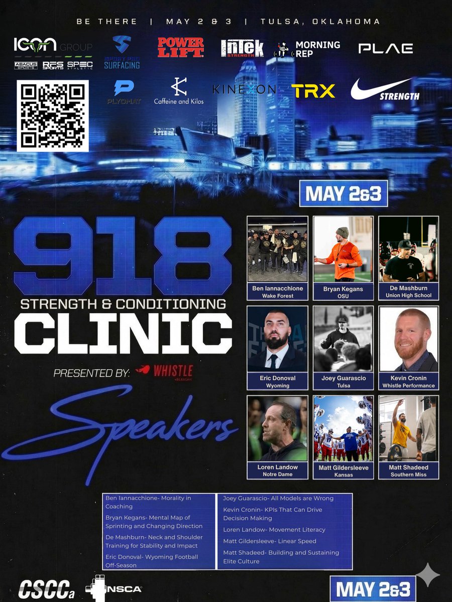 CoachJoeyG's tweet image. 3 weeks and counting 
4 CEU CSCCa 
13 division 1 staffs and counting in house 
Elite HS coaches from the are
#strength #clinic #sports #football #strengthandconditioning
