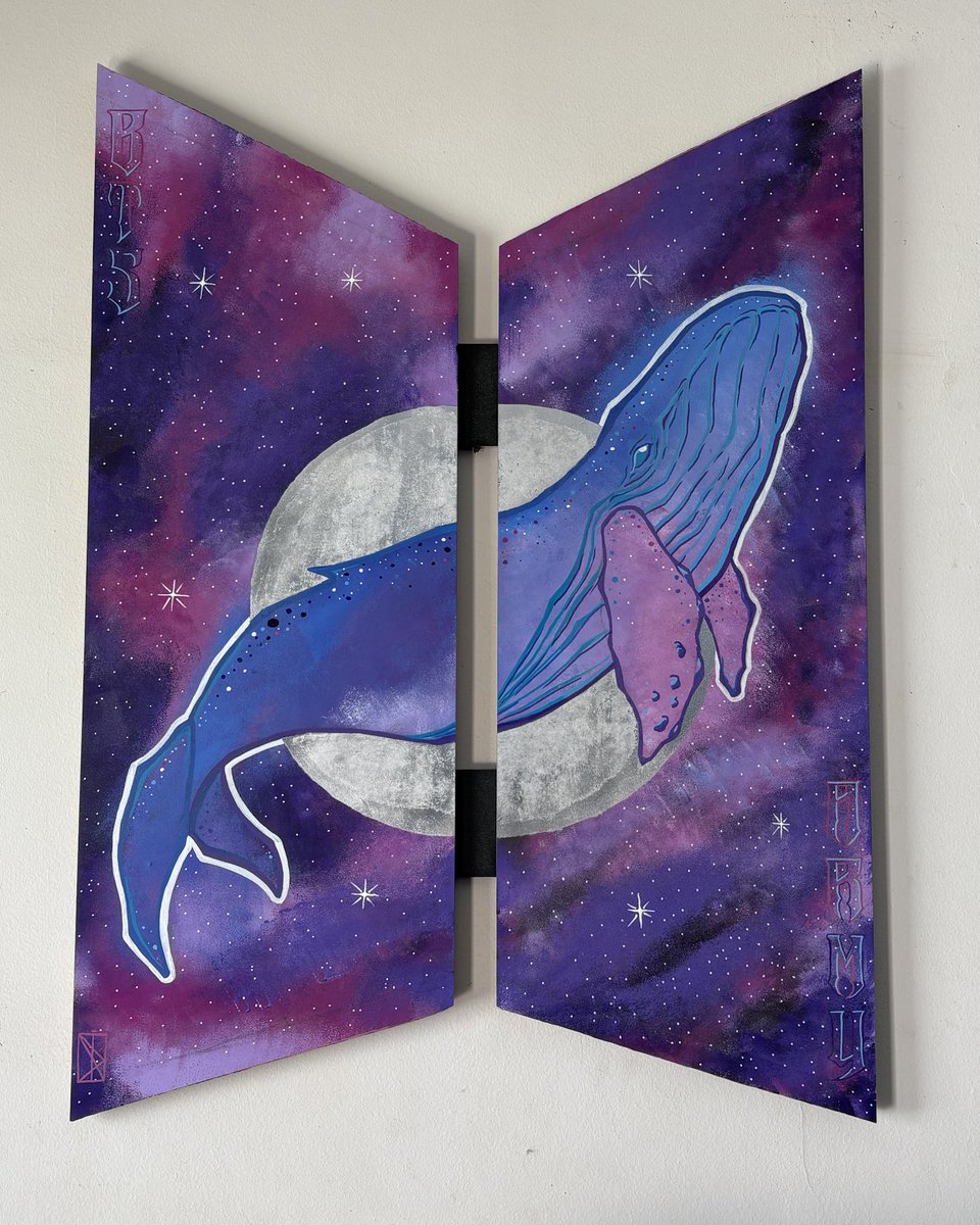 Odinhossauro's tweet image. JUBARTE BTS
QUADRO A VENDA
Tem o tamanho de 100x74 cm
Valor: R$1500,00 
10x sem juros no cartão físico ou aproximação 
6x sem juros no link de pagamento.
+ envio para fora qualquer lugar do Brasil (o valor do envio será calculado em correios ou transportadora)

#bts #army #paint